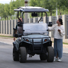 Carros de golfe altos do chassi de 4 Seater, bateria acidificada ao chumbo e de lítio, carros elétricos personalizados Escolha